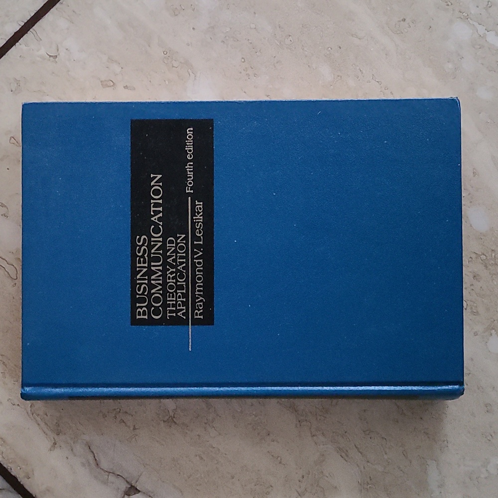 Business Communication Theory & Application Book
